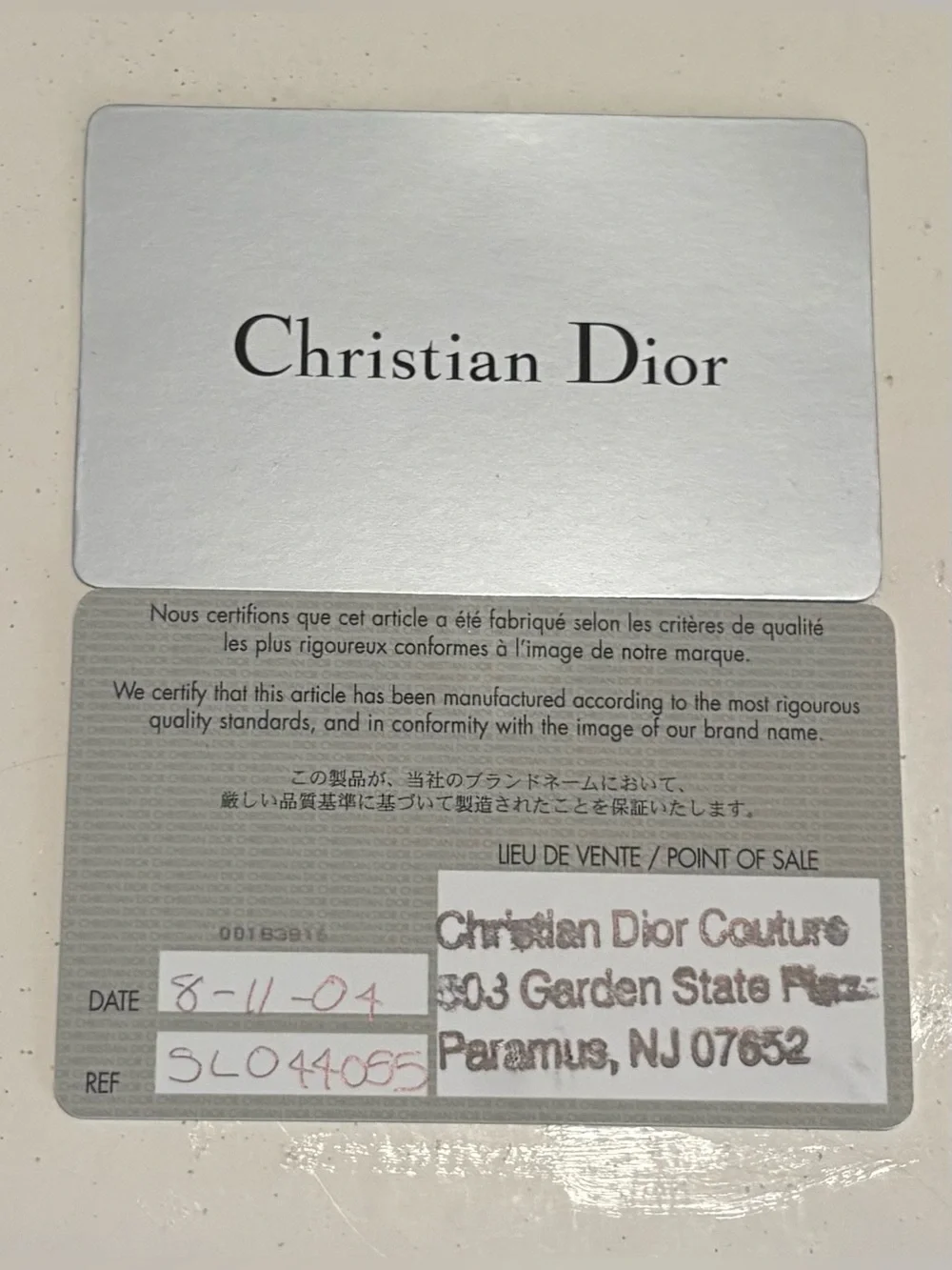 N/A sale authentic